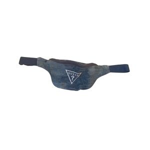 Guess Denim Logo Fanny Bag